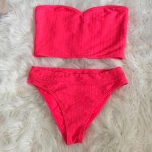 Billabong bandeau top Maui bottom two piece suit